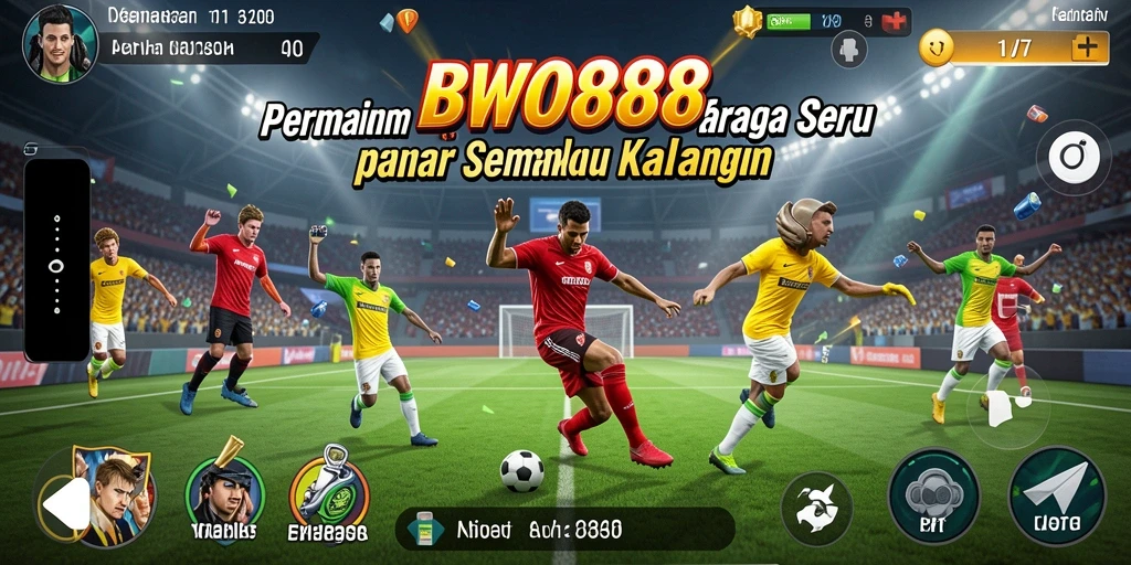 Tampilan gameplay olahraga seru dalam BWO888 dengan grafis yang memukau.