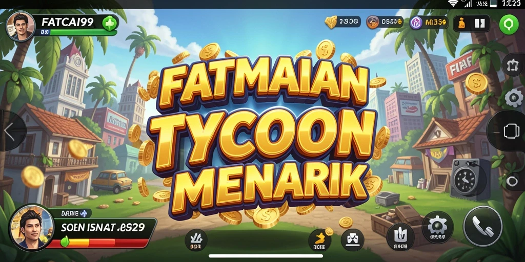Screenshot utama FATCAI99 menampilkan dinamisnya gameplay Tycoon.