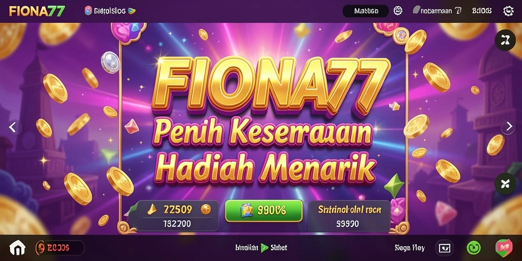 Tampilan menarik dari gameplay Slot FIONA77 yang memukau.