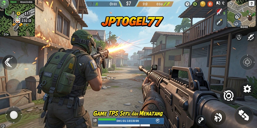 Tampilan gameplay JPTOGEL77 dengan pertarungan intens dan strategis.