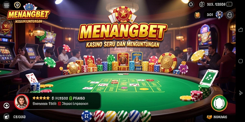 Tampilan menakjubkan dari gameplay Kasino di MENANGBET.